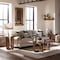 Alaterre Furniture Berkshire Natural Live Edge Wood Large Coffee Table, Weight: 75 AWBB1220S - alternate 2